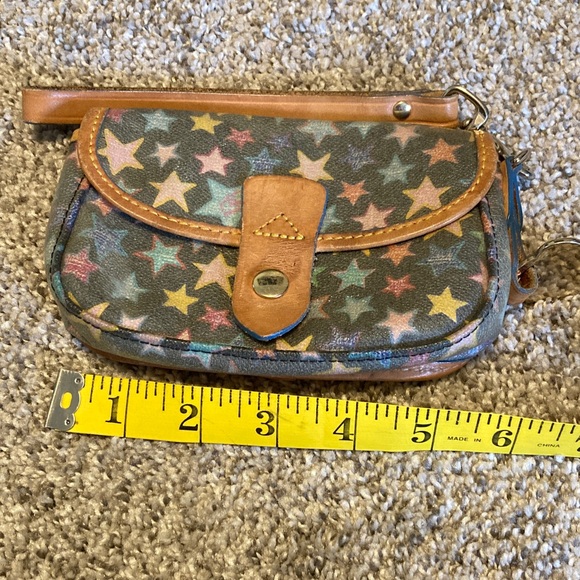Dooney & Bourke Starry Night Leather Wristlet - Picture 6 of 8